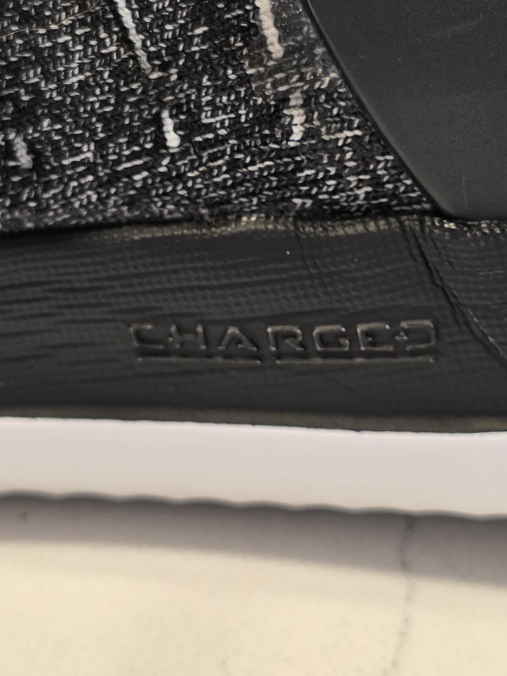 Under Armour Slingride 2- Black/White/Overcast Grey, Women's Size 6.5 - Picture 7 of 7